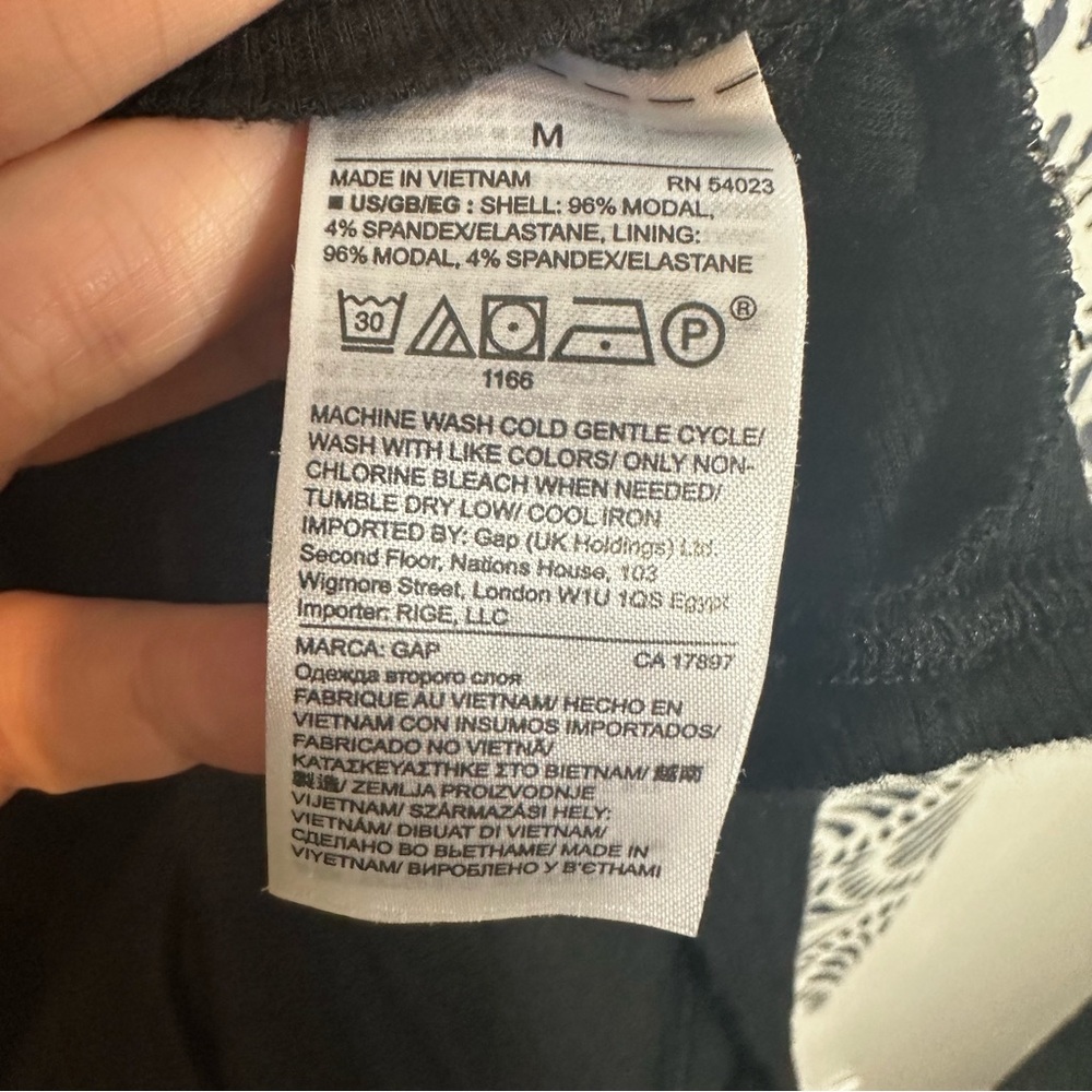 Gap Super Soft Slip Layered Black Basic Ribbed Mi… - image 6